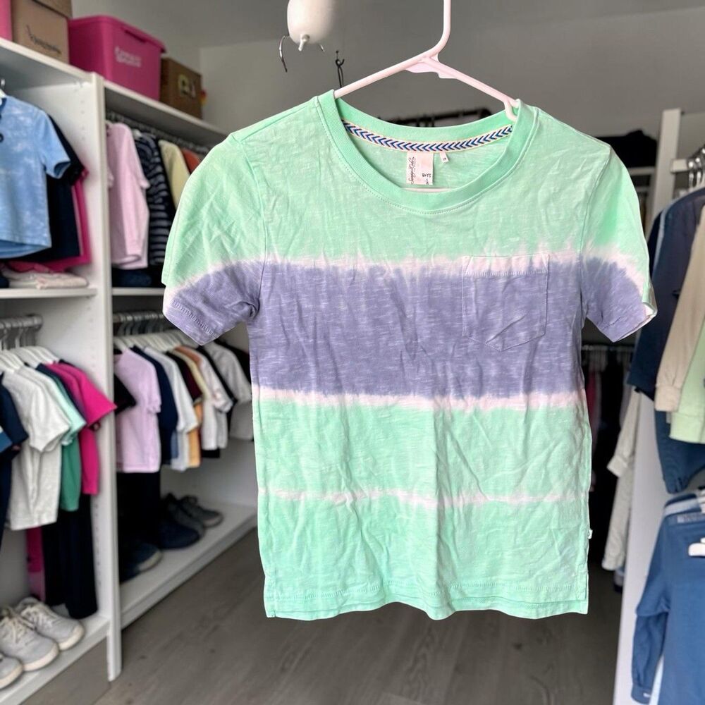 Sovereign Code Connor Short Sleeve Cotton Tie-Dye Tee Boys Size S NWOT